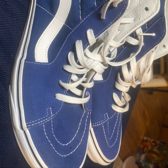 Men’s Blue Vans size 13 - Picture 1 of 9